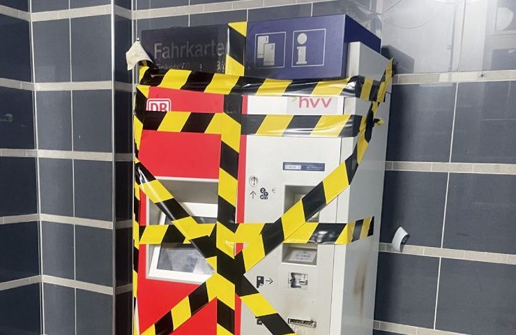 Fahrkartenautomat in Aumühle erneut gesprengt
