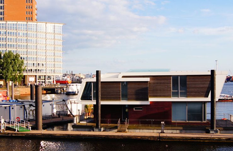 Hausboote in Hamburg - wohnen mitten auf dem Wasser