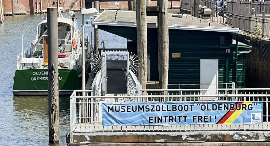 Eintritt frei im Museumszollboot Oldenburg in Hamburg