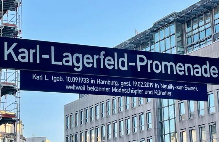 Hamburg ehrt Mode-Ikone: Karl-Lagerfeld-Promenade feierlich eingeweiht